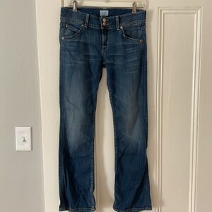 Hudson Signature Petite Bootcut Women's Blue Jeans